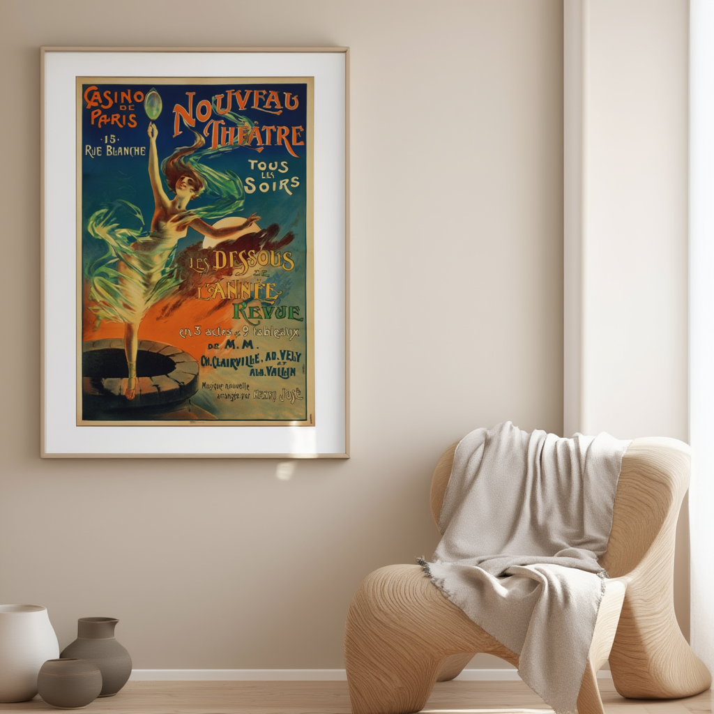 Casino de Paris by Jean de Paleologue – Vintage Parisian Poster Art Print - Hakyarts