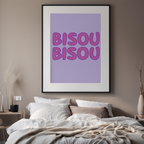 Bisou Bisou – Art Print