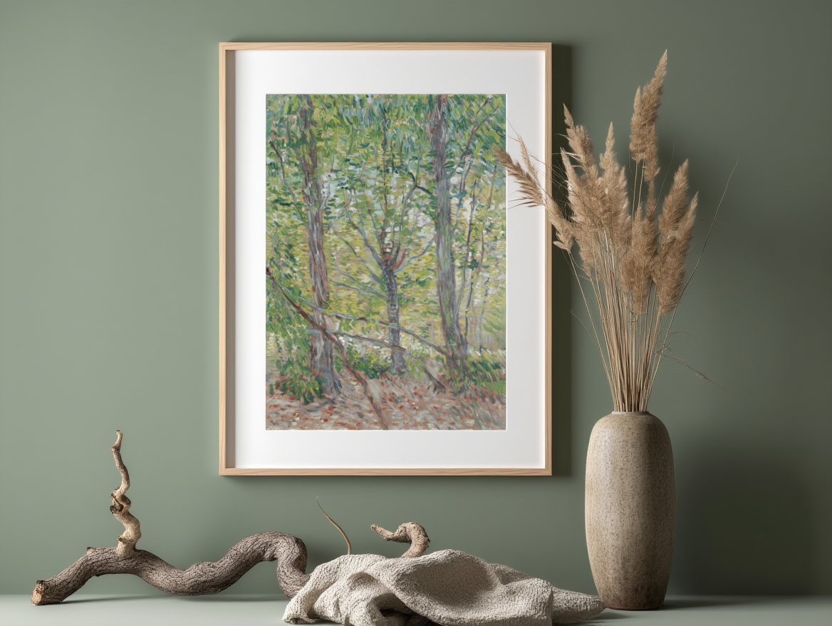 Trees by Vincent Van Gogh (1887) – Dutch Post-Impressionist Masterpiece