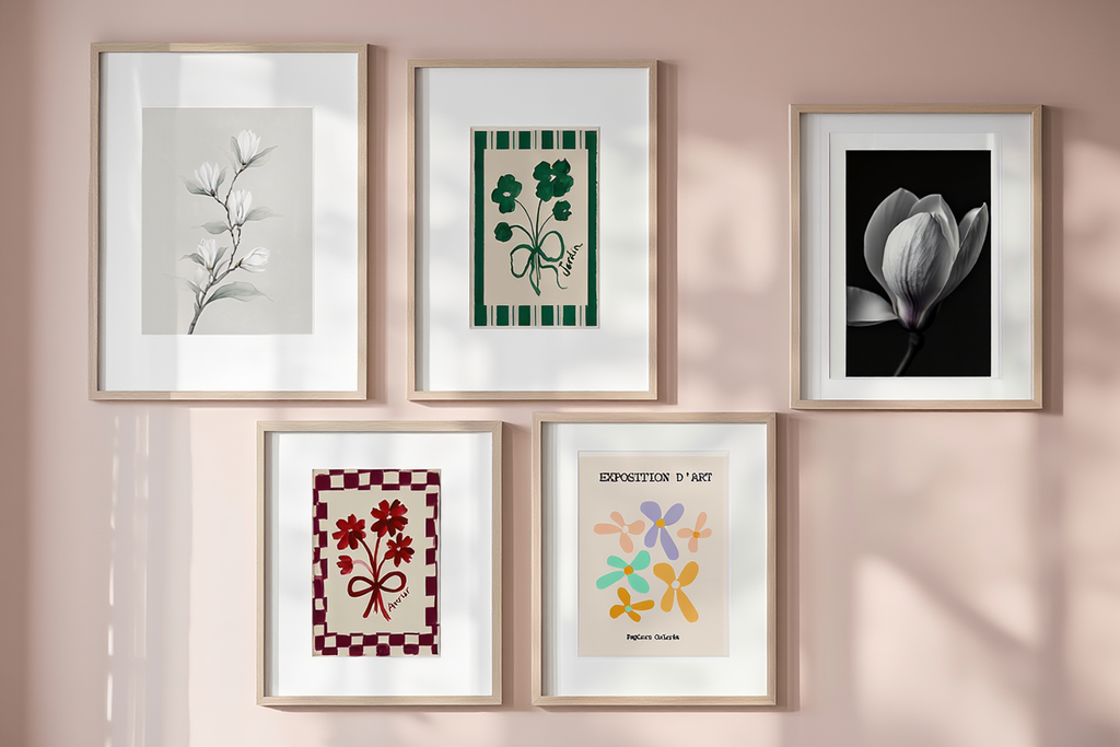 Golden Garden – Modern Botanical Print