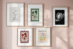 Golden Garden – Modern Botanical Print - Hakyarts