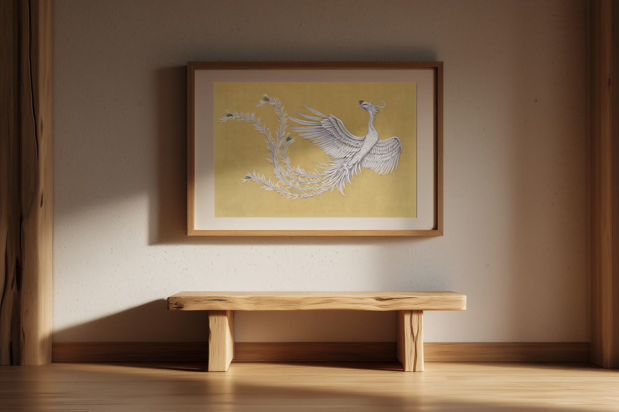 Kamisaka Sekka - White Phoenix Hakuho