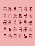 Modern Chairs Design – Minimalist Art Print for Contemporary Interiors