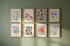 Wildflower Symphony – Colorful Nature Print - Hakyarts