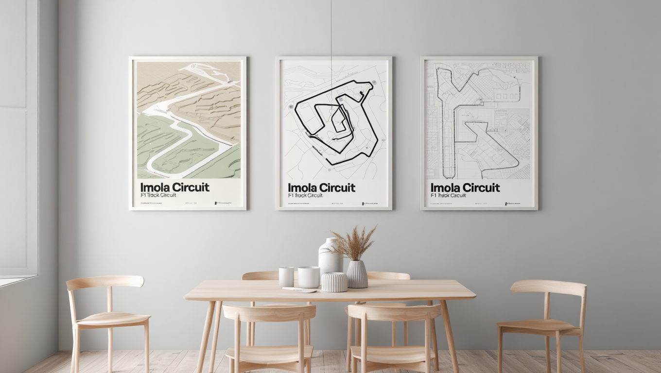 F1 Imola Nordic Circuit – Version 1 – Set of 3