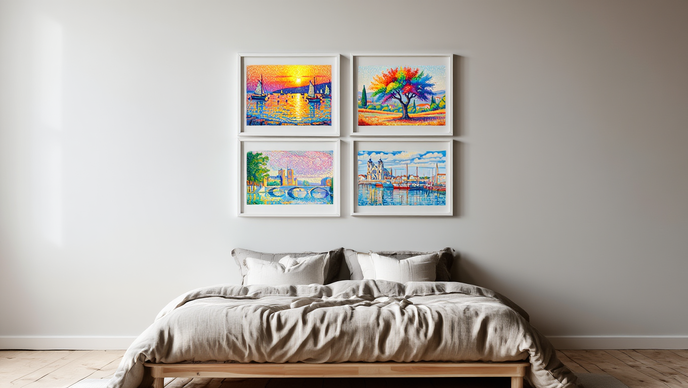 Paul Signac – Pointillist Dreams Quartet 4 Prints Mix & Match