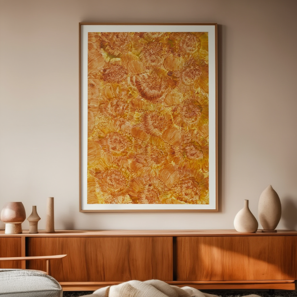 Kleisterpapier (Blütendekor) (1885–1907) by Christian Ferdinand Morawe – Decorative Historic Paper Print