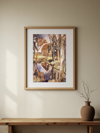 Oxenbridge Pond – Paul Nash Poster | Modernist Landscape Art Print
