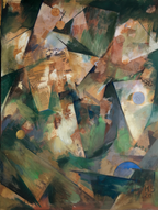 The Springtime Picture Merzpicture 20 B (1920) by Kurt Schwitters – Dada/Modern Art Print