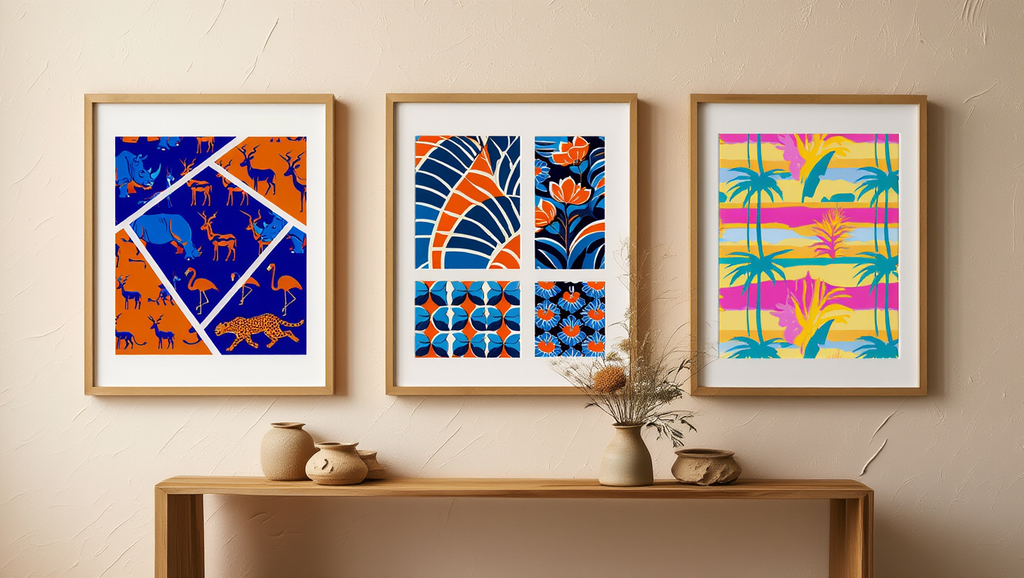 André Durenceau – Vintage Deco Ensemble Prints