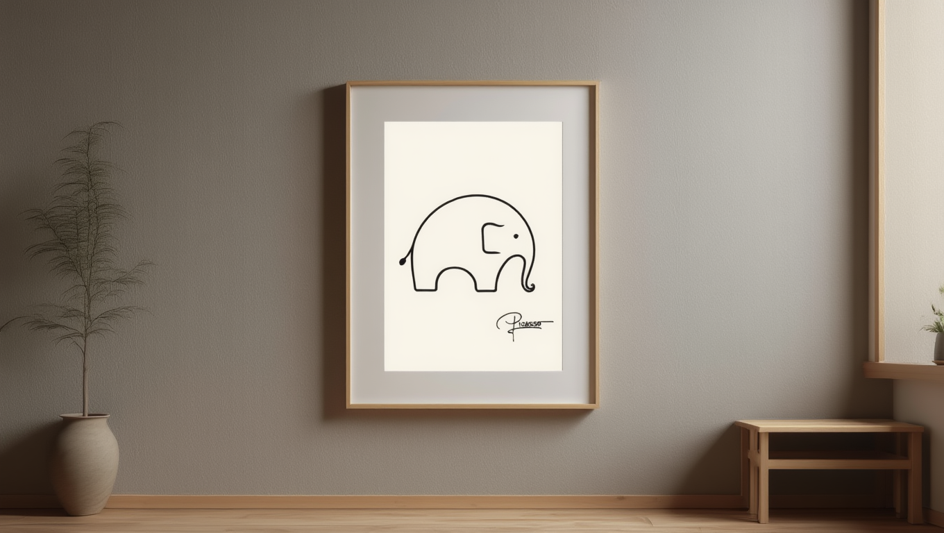 Picasso - Elephant II