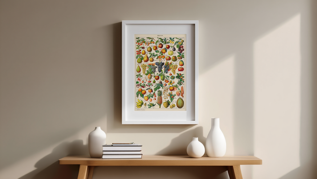 Adolphe Millot - Fruits I Poster