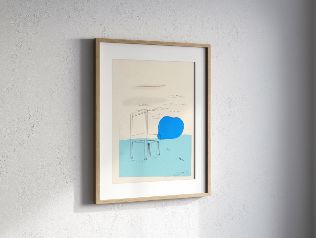 Landscape With A Chair – Mikuláš Galanda (1930) | Modernist Landscape Art Print