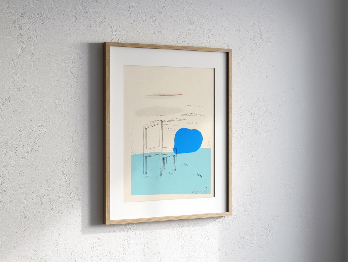 Landscape With A Chair – Mikuláš Galanda (1930) | Modernist Landscape Art Print