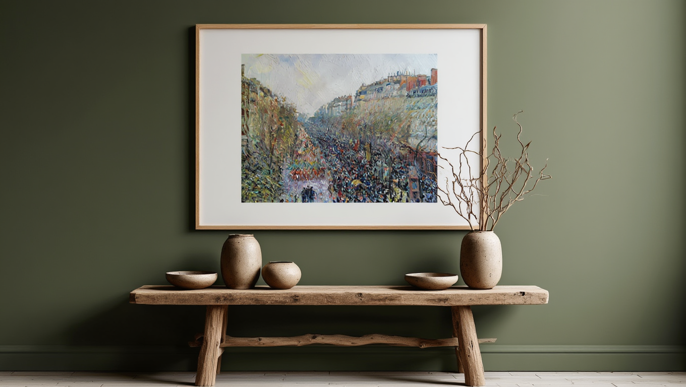 Camille Pissarro - Boulevard Montmartre Mardi Gras