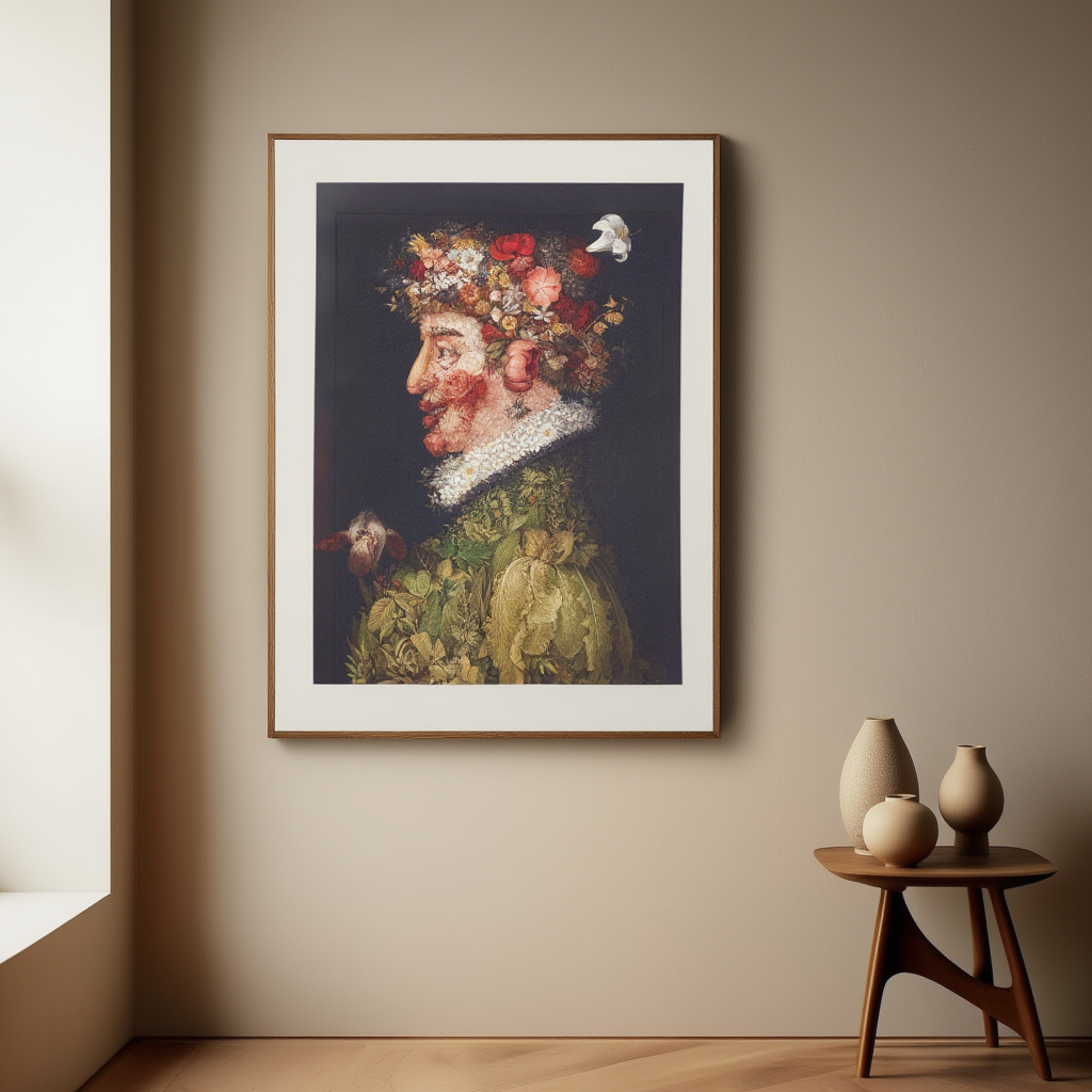 Spring – Giuseppe Arcimboldo (1573) | Renaissance Allegorical Art Print - Hakyarts