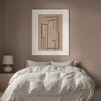 Structured Chaos – Geometric Abstract Print