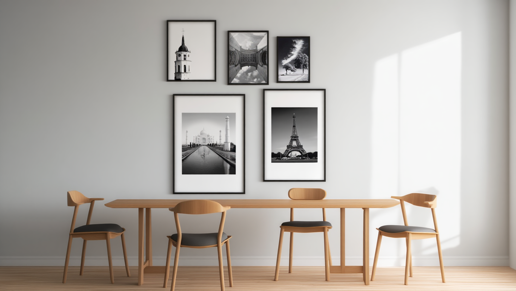 Monochrome Journeys: 5 Minimalist Travel & City Art Prints