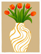 Petal Palette – 6 Floral Prints | Mix & Match Wall Art Collection - Hakyarts