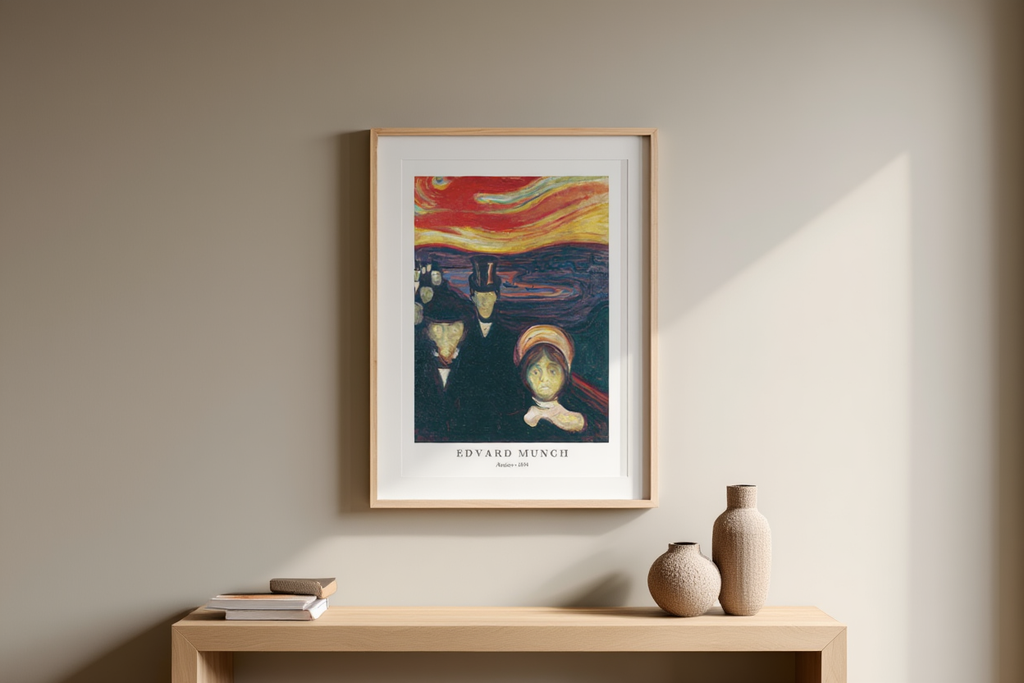 Edvard Munch - Anxiety Poster