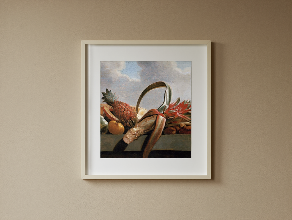 Albert Eckhout - Pineapple, Papaya and Other Fruits Poster