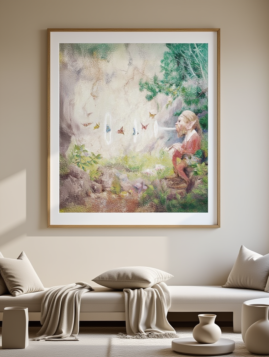 Dreams and Fantasies No.1 by Nils Dardel, 1922 – Swedish Modernist Surrealist Art Print