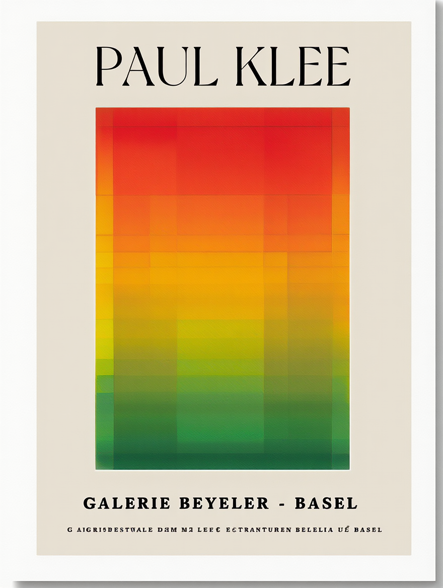 Paul Klee Abstract Art Prints – Colorful Minimalist Posters, 9 Mix & Match Designs for Home & Living Room