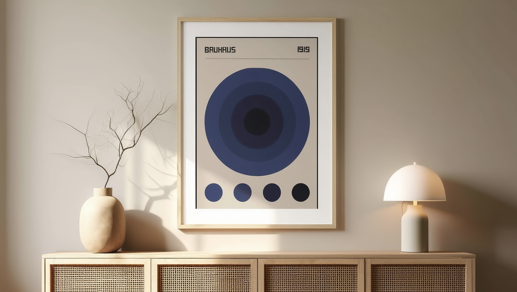 Bauhaus 1919 Print – Iconic Modernist Art Poster