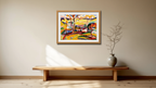 Valley Falls by Henry Lyman Sayën – Landscape Art Print