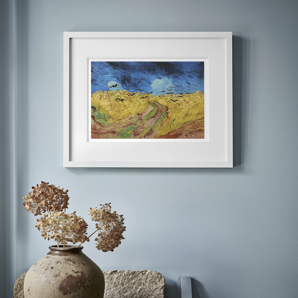 Vincent Van Gogh – Wheatfield with Crows – Iconic Post-Impressionist Art Print