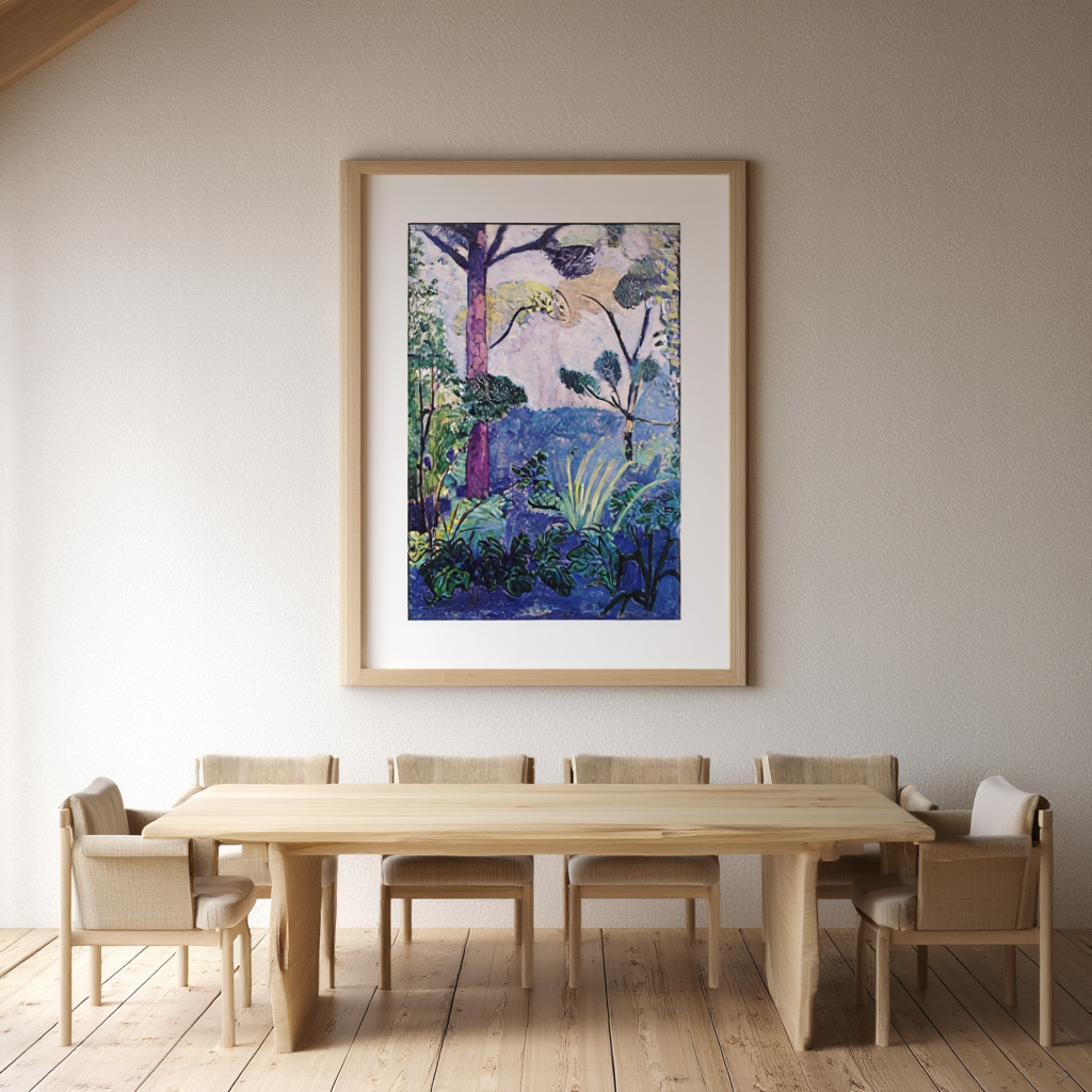 Henri Matisse – Moroccan Landscape Poster | Vibrant Modern Art Print for Home Decor