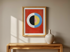 Gruppe IX, SUW nr. 17: Svanen nr. 17 af Hilma af Klint – Abstrakt kunsttryk