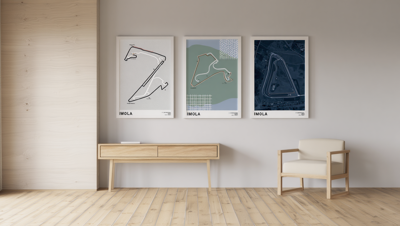 F1 Imola Nordic Circuit – Set of 3 Posters