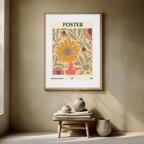 Botanical Collection Exhibition Poster – Vintage Plant Illustration Art Print