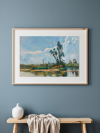 La Rivière – Paul Cézanne Poster | Post-Impressionist Landscape Art Print
