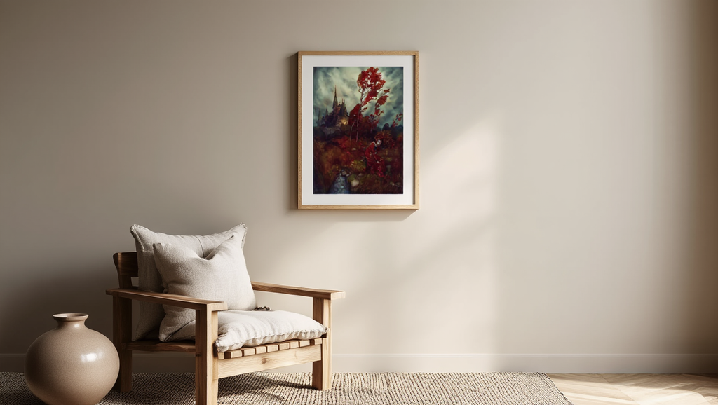 The Wind’s Tale, Plate 2 by Edmund Dulac (1911) – Vintage Fairy Tale Illustration Art Print