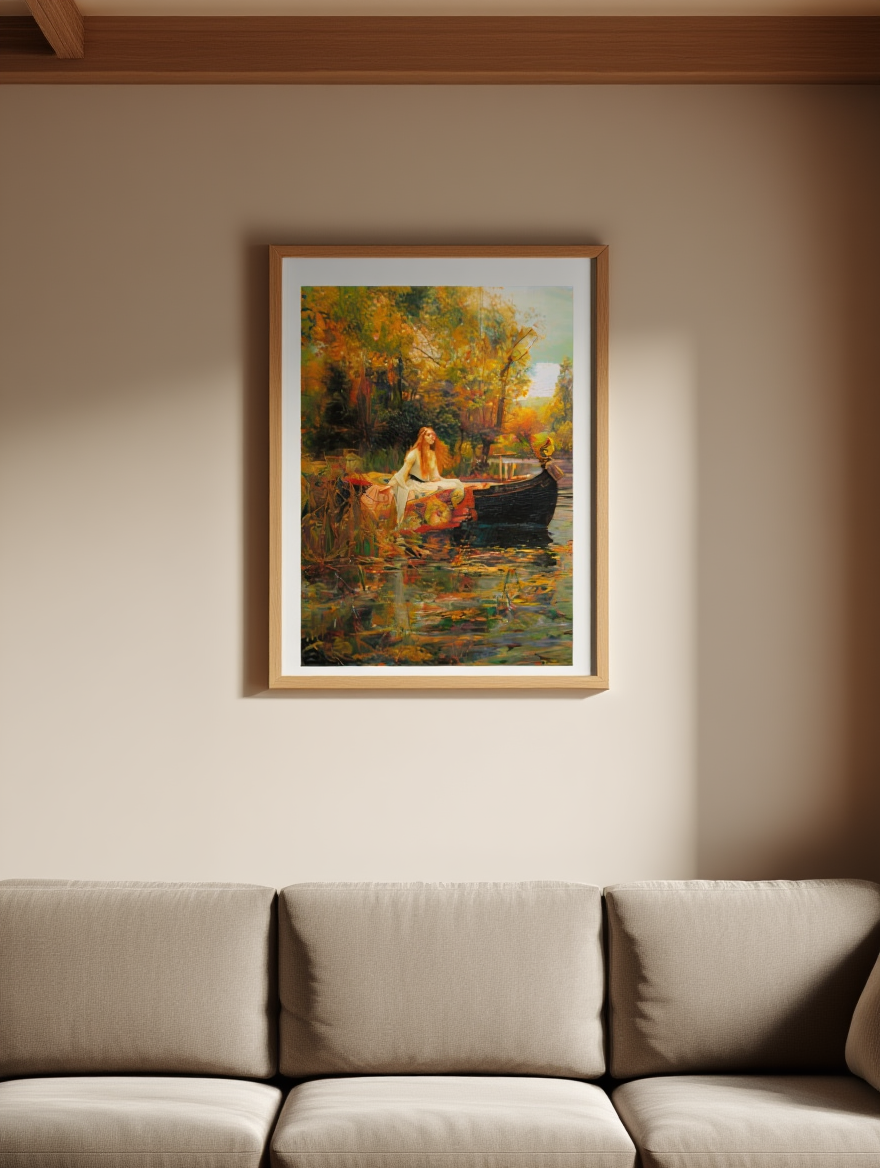 The Lady of Shalott – John William Waterhouse 1900 Art Print