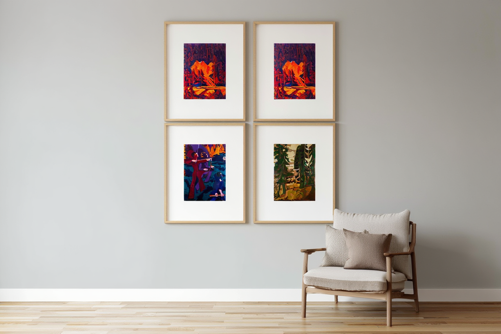 Kirchner Mix and Match 4 Prints — Seaside Expressionist Moments