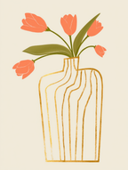 Petal Palette – 6 Floral Prints | Mix & Match Wall Art Collection - Hakyarts