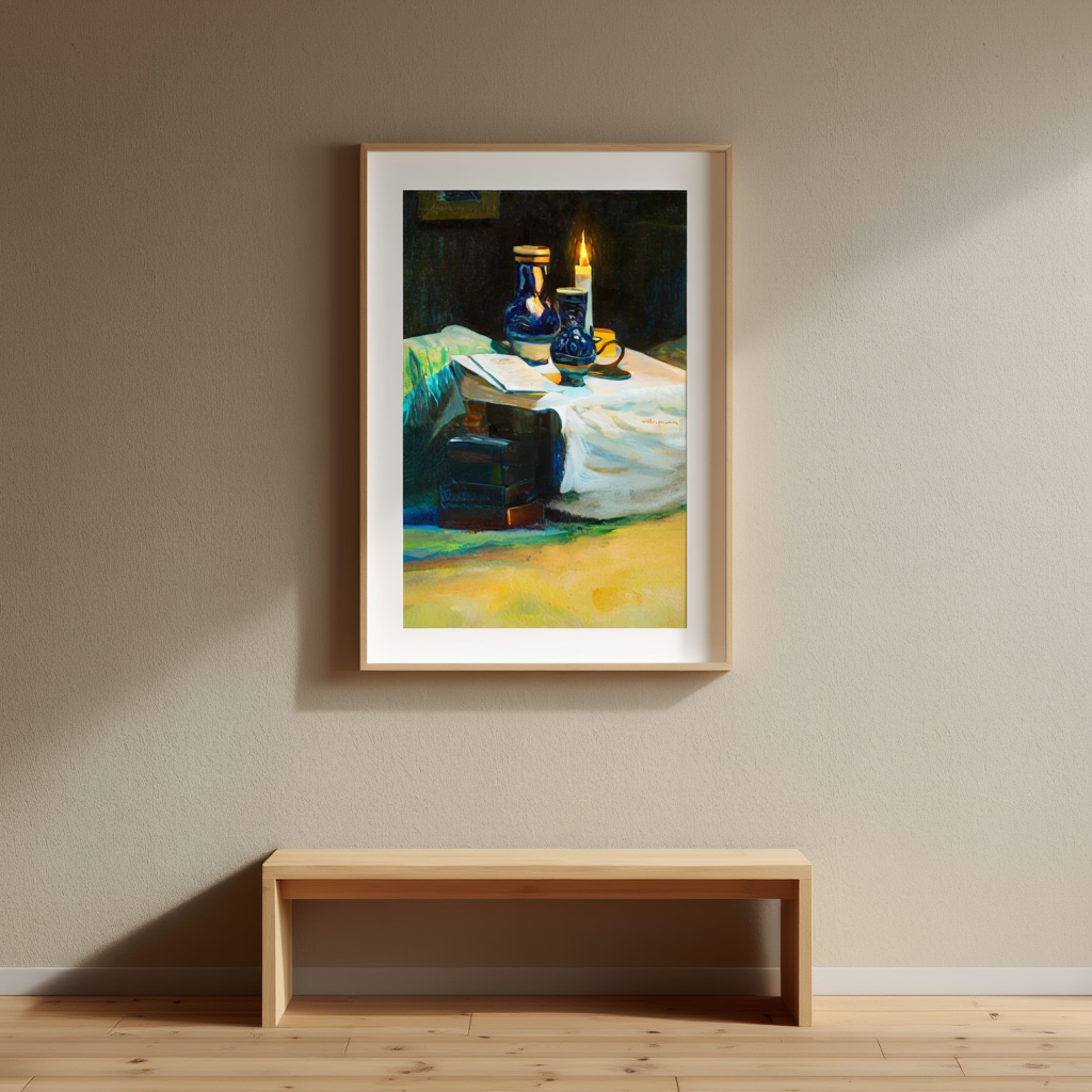 Twilight – Gustav Kampmann, 1912 – Landscape Art Print