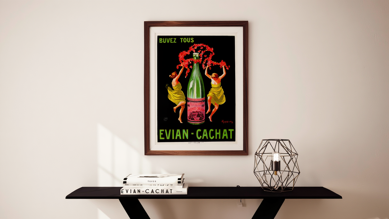 Leonetto Cappiello  - Buvez tous Evian-Cachat Poster