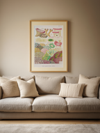Great Barrier Reef Corals by William Saville-Kent – Natural History Marine Art Print