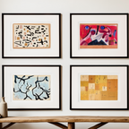 Paul Klee – Geometric Whimsy Quartet