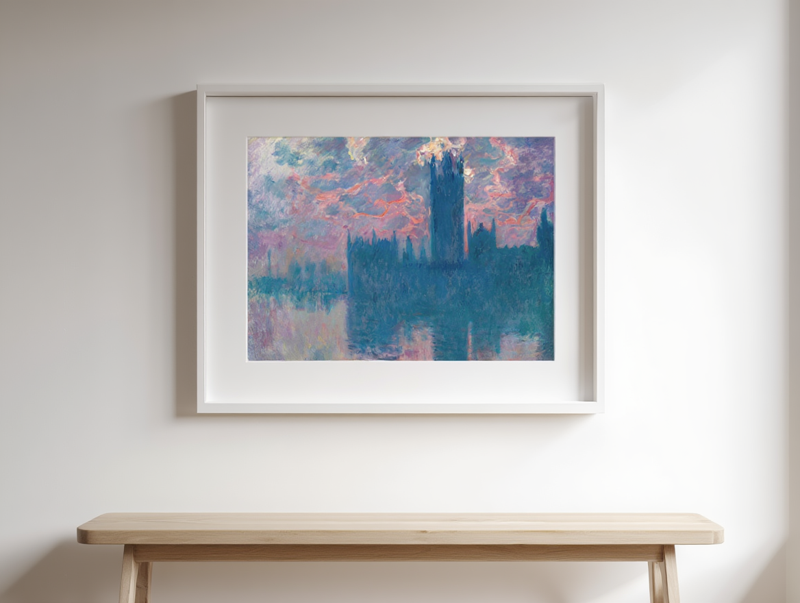 Claude Monet – Houses of Parliament, Sunset - Iconic Impressionist Art Print
