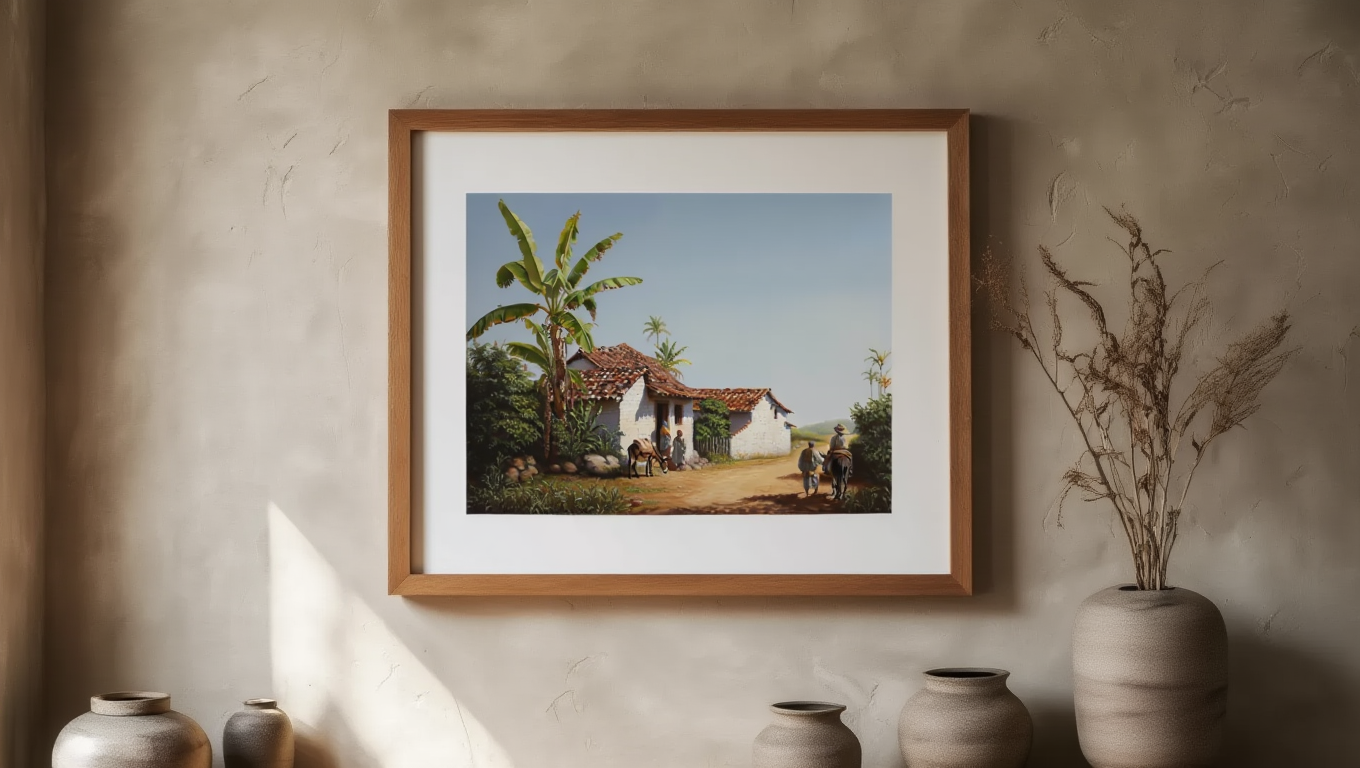 Camille Pissarro - Paysage Tropical