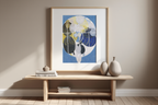De store figurmalerier nr. 5 af Hilma af Klint – Abstrakt kunsttryk