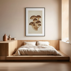 Quiet Growth – Shiitake Fungi Art Print