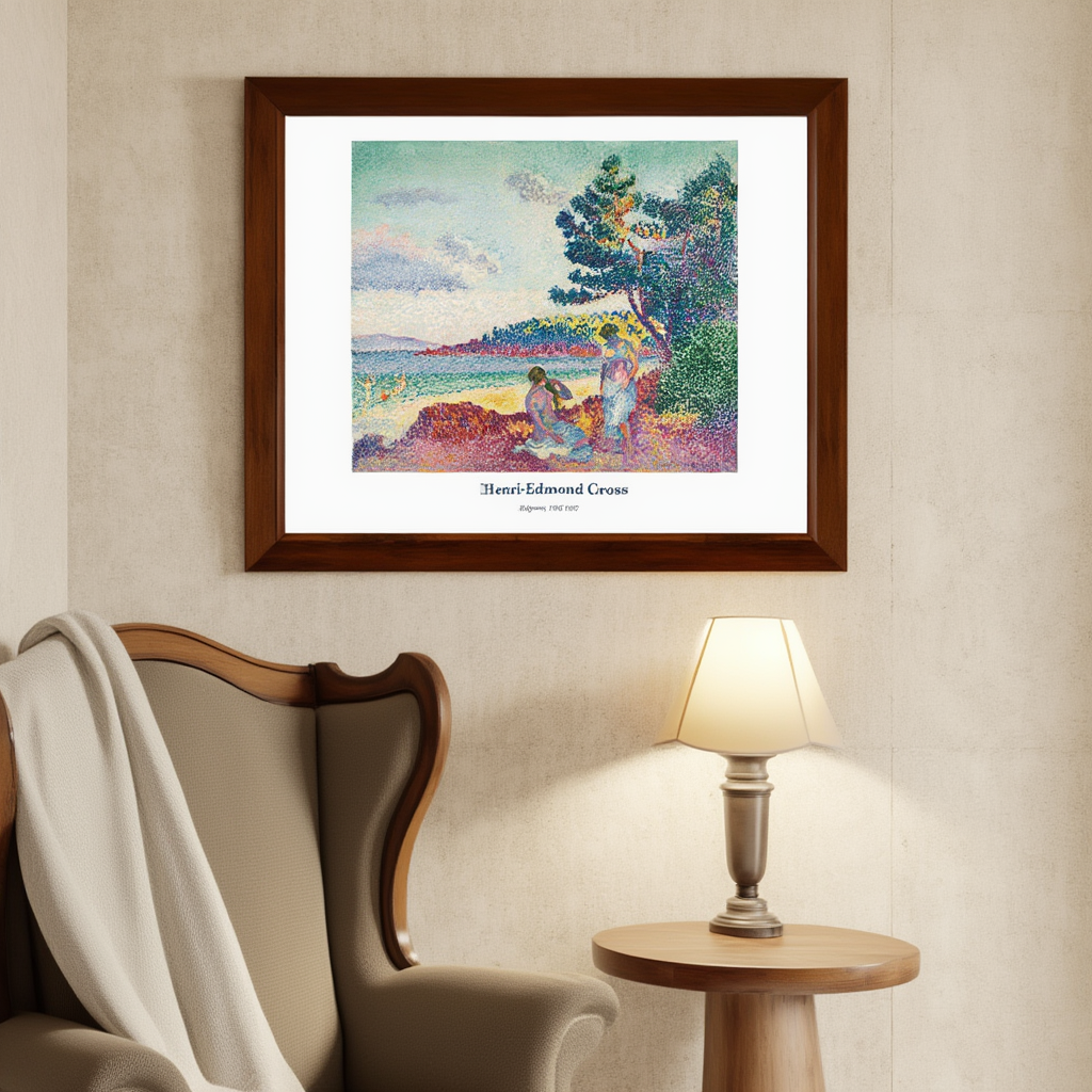 Henri-Edmond Cross - Baigneuses Poster