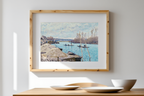 The Seine at Port-Marly – Alfred Sisley Poster | Impressionist River Landscape Art Print - Hakyarts