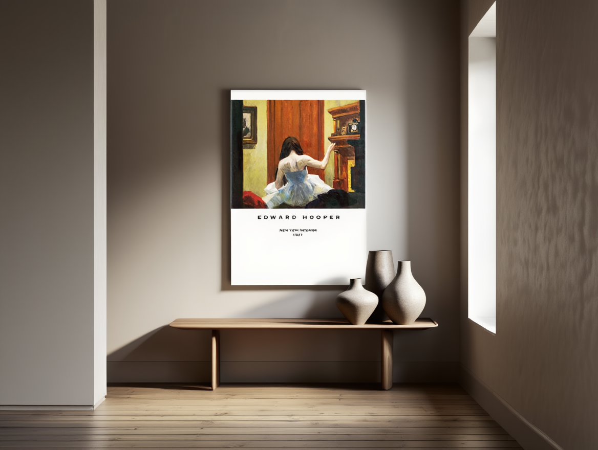 Edward Hooper - New York Interior Poster